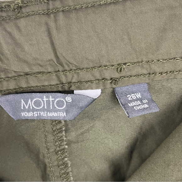 MOTTO Olive Green Front And Back Pockets Maxi Skirt, Size 26W - Picture 3 of 14